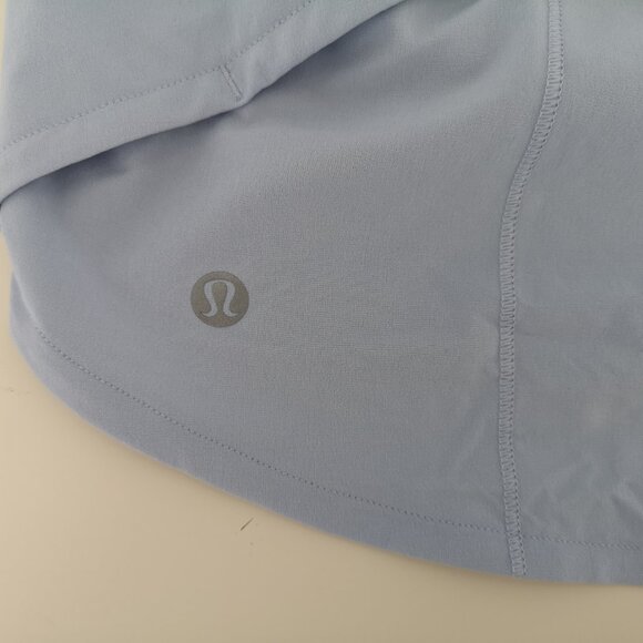 NWT LULULEMON BLEN Light Blue LTWT Speed Up Low Rise 2.5" Lined Shorts 8 - Picture 7 of 8
